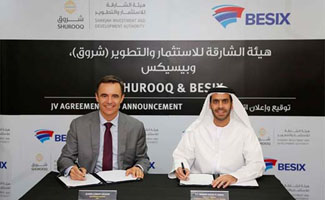 Shurooq en BESIX investeren samen in waterzuiveringsstation in Sharjah