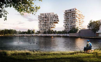 Bouw van iconische Waterfront-woontorens start in het voorjaar