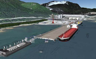 BAM start bouw haventerminal in Kitimat, British Columbia, Canada