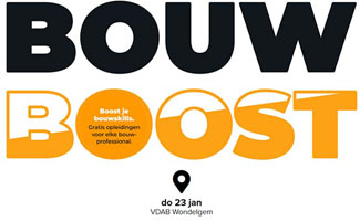 Bouwunie presenteert Bouwboost op donderdag 23 januari in Wondelgem