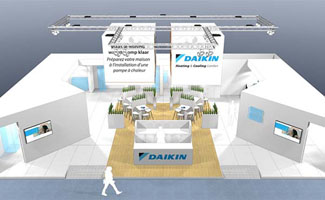 Daikin stelt innovaties voor op Batibouw