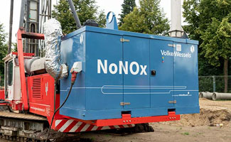 VolkerWessels introduceert NoNOx stikstoffilter voor mobiel materieel