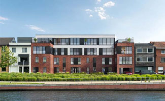 Oud Administratief Centrum in Kortrijk maakt plaats voor modern wooncomplex