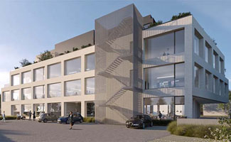 Liantis en GVO bouwen gloednieuw kantoorgebouw in Kortrijk