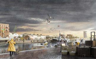 Een veerkrachtig plan voor een haventransformatie in Bremerhaven