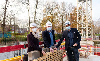 Stad Mechelen legt eerste steen van de nieuwe Komet-wijk
