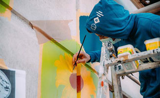 Scoutslokaal Vilvoorde verfraaid met prachtige street art-afbeelding