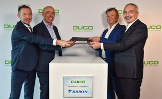 Duco bundelt krachten met Daikin voor internationale expansie