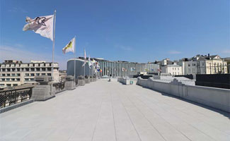 Een nieuw dakterras voor Bozar (Paleis voor Schone Kunsten) in Brussel