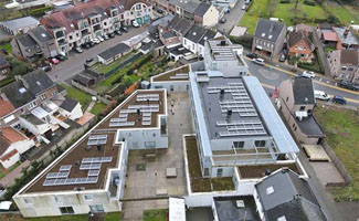 Zonnepanelen geplaatst op 59 sociale woningen via Vlaams Energiebedrijf