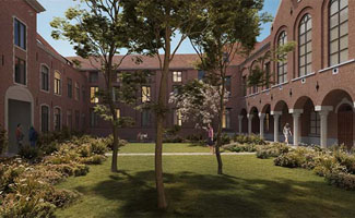 Werken aan een van grootste coliving projecten in Leuven zijn van start gegaan