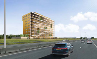 Hoofdkantoor met bio-incubator voor VIB