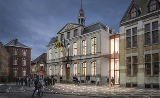 Bijzondere eerste steen voor nieuwe stadhuis van Roeselare
