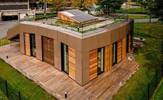 Studenten bouwen meest duurzame huis van Europa