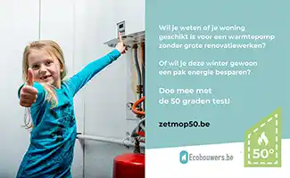 Zet 'm op 50: Test of jouw woning klaar is voor een warmtepomp