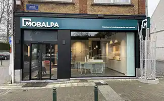 Nieuwe Mobalpa showroom in Ukkel