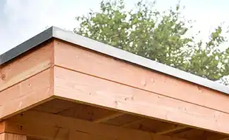 Daktrim voor plat dak installeren