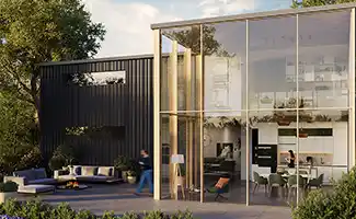 Reynaers Aluminium lanceert SlimWall 35: het ultraslanke glasgevelsysteem