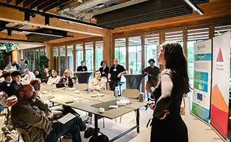 Duurzame starters pitchen circulair design op Kamp C