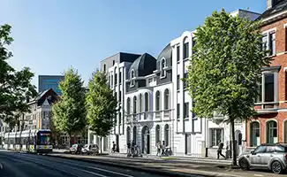 Voormalig hotel wordt nieuw studentengebouw in hartje Gent