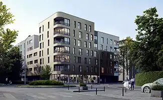 Nieuw duurzaam woonproject in Evere vervangt leegstaand kantoorgebouw