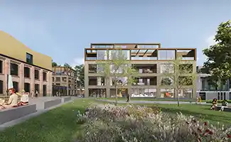 Site Texture Museum krijgt finaal vorm met nieuw woonproject en heraanleg plein