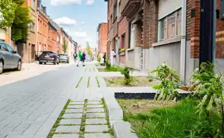 Klimaatverandering begint in onze straat: twee Europese projecten vergroenen en verduurzamen