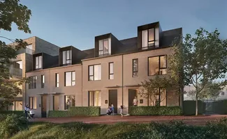 Nieuwbouwproject Suikerhof in Veurne combineert gezinswoningen met 3.500 m² privépark