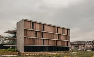 Houten gevels versterken duurzame architectuur van Blauwpoorte