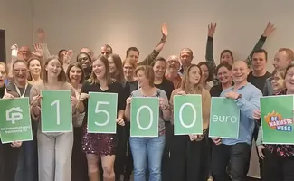 Woonmaatschappij Providentia haalt 1.500 euro op voor De Warmste Week