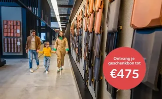Ontvang tot 475 euro cashback bij een bezoek aan de wienerberger showrooms