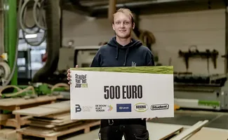 Emiel Verstraete wint titel van Bouwstagiair van het Jaar
