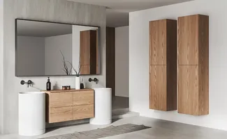 Houten badkamermeubels warmte en luxe in een tijdloze badkamerstijl