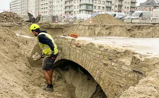 Werken aan The Grand in Nieuwpoort leggen oorlogssporen bloot