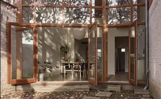 BILT bekroont rijwoning in Borgerhout rond magnolia